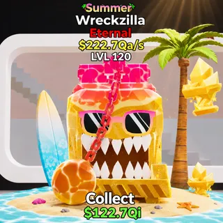 Fortnite Steal The Brainrot WRECKZILLA 