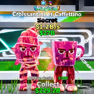 FORTNITE STEAL THE BRAINROTcroissantini et caffettino 