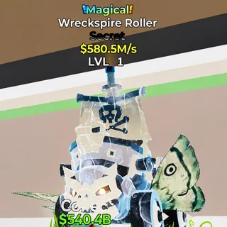 Fortnite Steal The Brainrot wreckspire roller