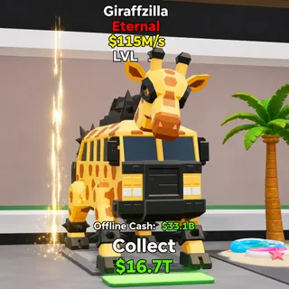 Fortnite Steal The Brainrot  GIRAFFZILLA