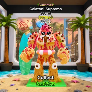 Fortnite Steal The Brainrot GELATONI SUPREMO
