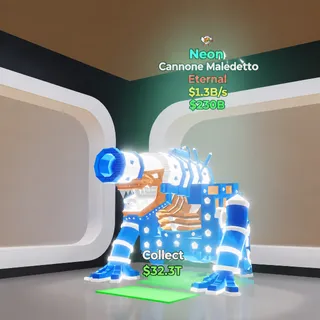 Fortnite Steal The Brainrot CANNONE MALEDETTONE NEON