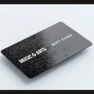 100$ Music & Art giftcars