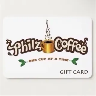 50$ Philz Coffee Giftcard