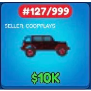 Bid Battles Serial [#127 Valentine SUV]