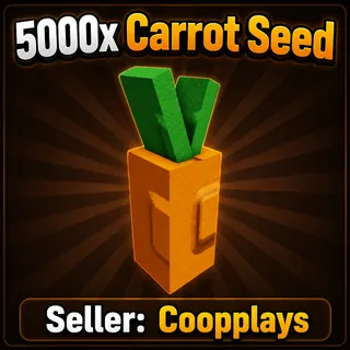 Grow A Garden | 5000x Carrot Seed