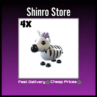 Zebra 4x