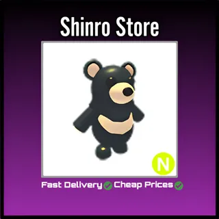 Neon Black Moon Bear