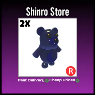 R Lunar Moon Bear 2x