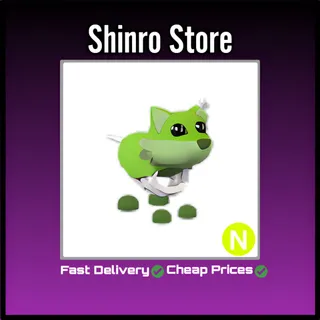 Neon Zombie Wolf