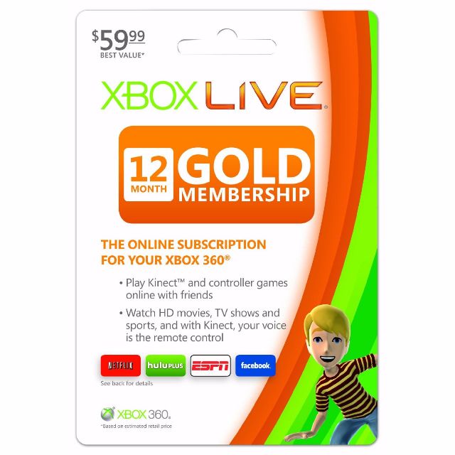 XBox Live 12 Month Gold Membership Xbox Gift Card Gift Cards Gameflip