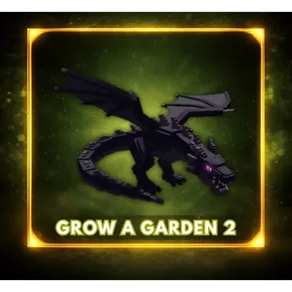 BLACK DRAGON 1X - GROW A GARDEN 2