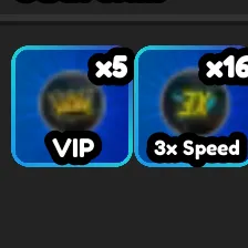 5 Vip, 16 3x speed astd