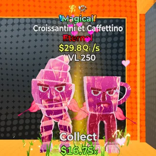 Croiissantini et Caffettino MAXED $29.8 Qi/s 2 Traits