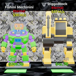 Fishini Mechinini x DiggoBlock REBIRTH 19 BUNDLE