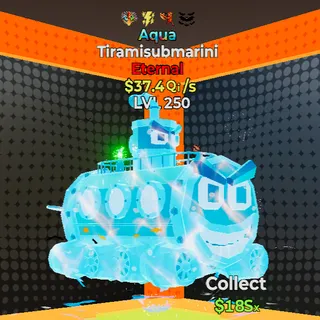 Tiramisubmarini MAXED $37.4 Qi/s 4 Traits *TRADE MACHINE ONLY*