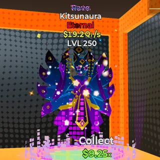 Kitsunaura MAXED $19.2 Qi/s