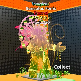 Sunculus Ferris MAXED $33.6 Qi/s *TRADE MACHINE ONLY*