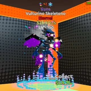 Vulturino Skeletono MAXED $28.9 Qi/s 3 Traits