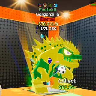 Gorgonzilla MAXED $36.6 Qi/s 4 Traits *TRADE MACHINE ONLY*