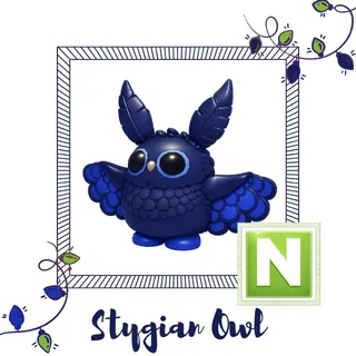 Neon Stygian Owl