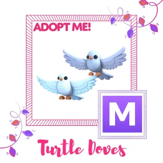 Mega Turtle Doves Pet – Adopt Me | Rare Winter Pet | Fast Delivery | Roblox Item