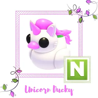 2x Neon Unicorn Ducky