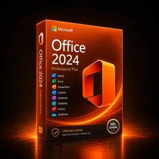 Microsoft Office 2024 Professional Plus Lifetime Key | Pro Plus for Windows PC | Full Guide Included