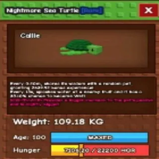 Collosal Nightmare Sea Turtle
