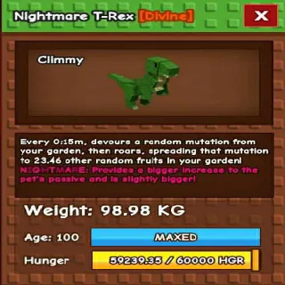 Collosal Nightmare T-rex