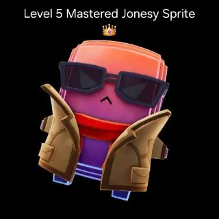 Level 5 Mastered Jonesy Sprite