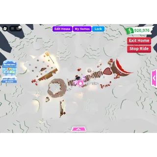 Christmas cabin village 