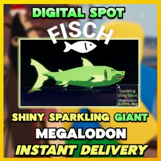 PHANTOM MEGALODON SHINY SPARKLING GIANT - FISCH 