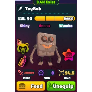 Spongebob Tower Defense | ToyBob | SW, SF, NC, PP, Max Level