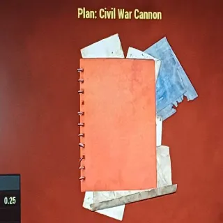 Civil War Cannon Plan