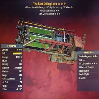TS5025 Gatling Laser