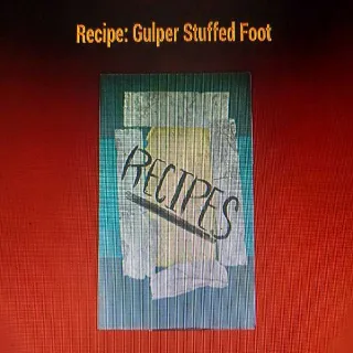 Gulper Stuffed Foot