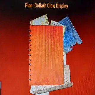 Goliath Claw Display