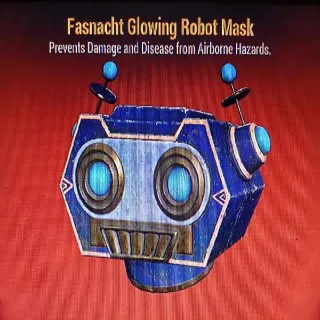 Glowing Robot Mask