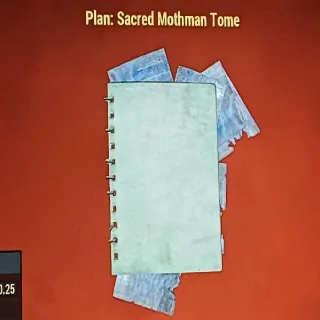 Sacred Mothman Tome Plan