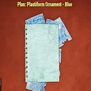 Plastiform Ornament Blue