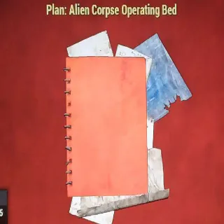 Alien Corpse Operanting Bed