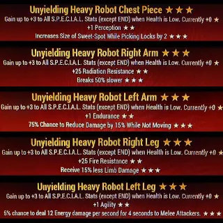 Uny Heavy Robot Set