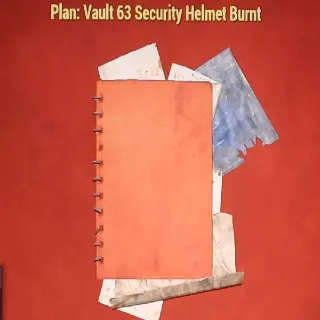 Vault 63 Security Helmet Burnt