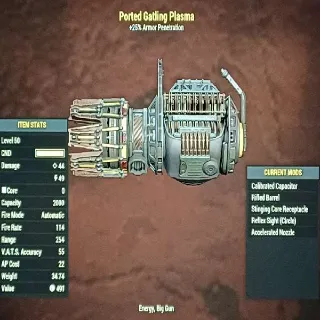 Gatling Plasma +4 Any Mods