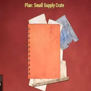 Small Supply Crate Plan