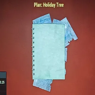 Holiday Tree Plan