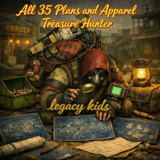 All 35 Plans Weapons and Apparel Treasure Hunter