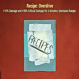 Overdrive Recipe