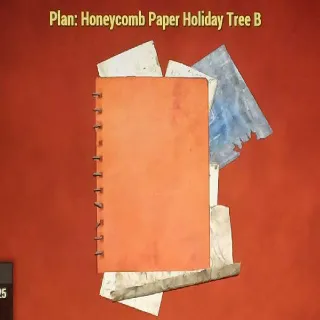 Honeycomb Paper Holiday Tree B